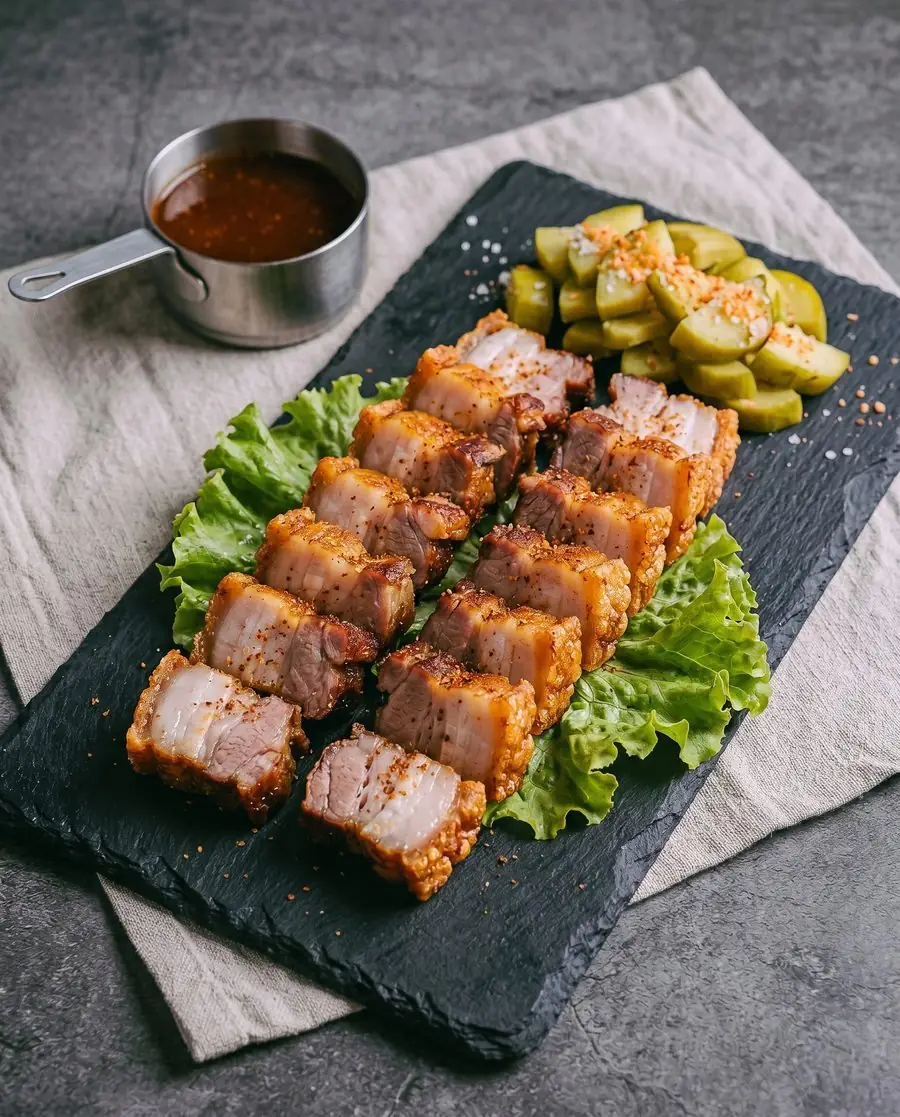 Bụng heo rộp rộp
